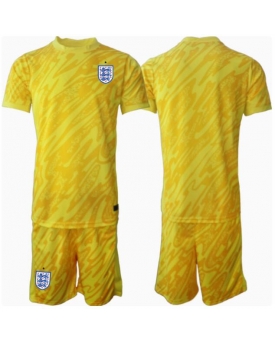 Inghilterra Portiere Maglia Gara Trasferta Repliche Europei 2024 Bambino